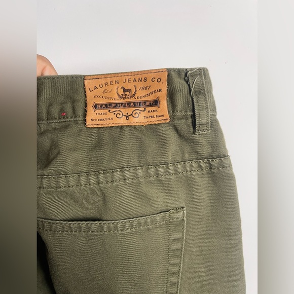 Lauren Jeans Co Green Crop Plus Size 12 - Picture 8 of 8